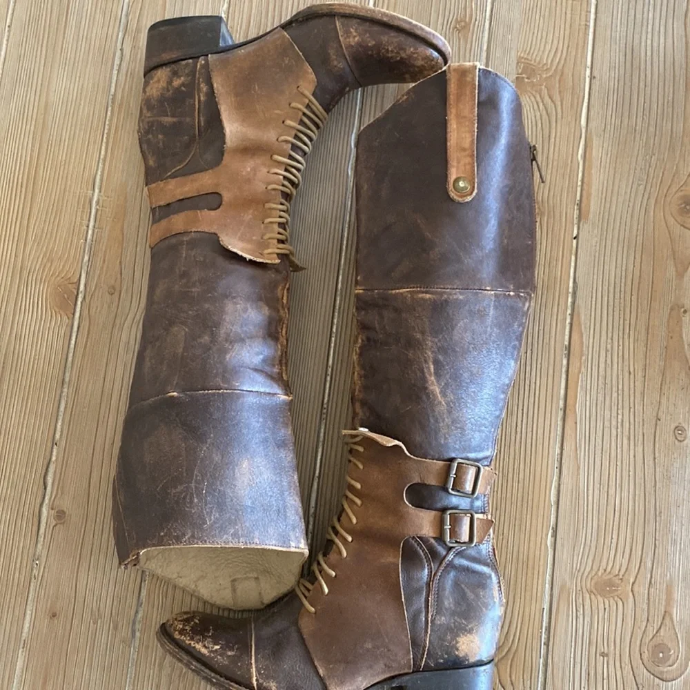 Freebird by Steven Women's Brown Saddle Boot 7 - Picture 4 of 13
